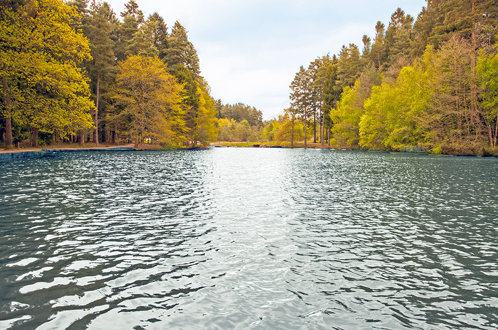 Silver waters abstract picture on a lake. (Photo: Adobe Stock │ #128666336 - Jenn's Photography)