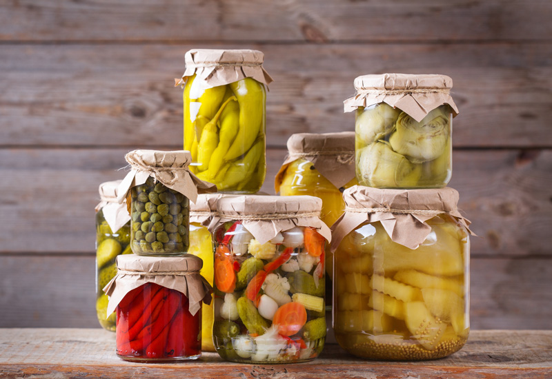 Homemade preserved and fermented food, pickled and marinated vegetables (Photo: Adobe Stock │ #360023047 - aamulya)