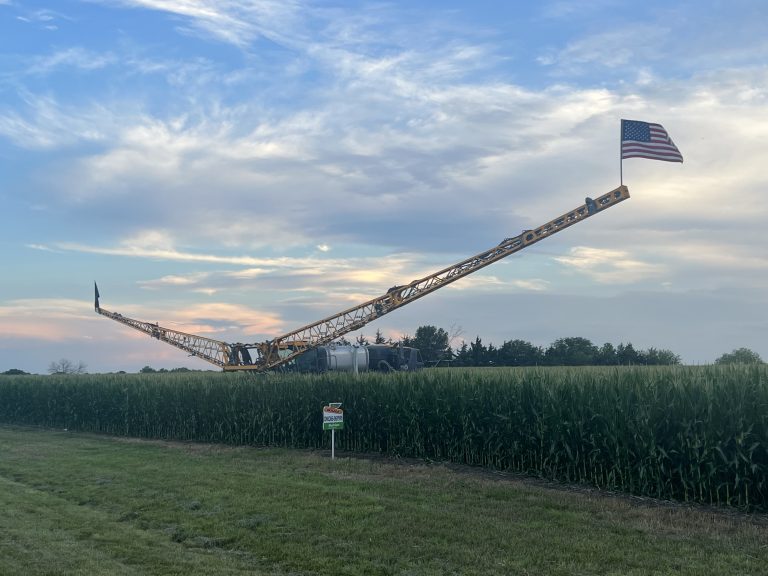 The Noll operation in northeast Kansas is being recognized for its corn yields. (Courtesy photo.)