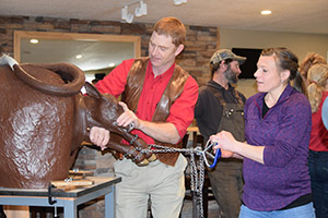 Learning calving. (Photo: Iowa State University Extension and Outreach)