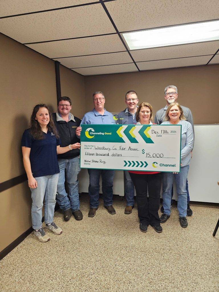 Woodbury County Iowa was among the recipients. (Courtesy photo.)