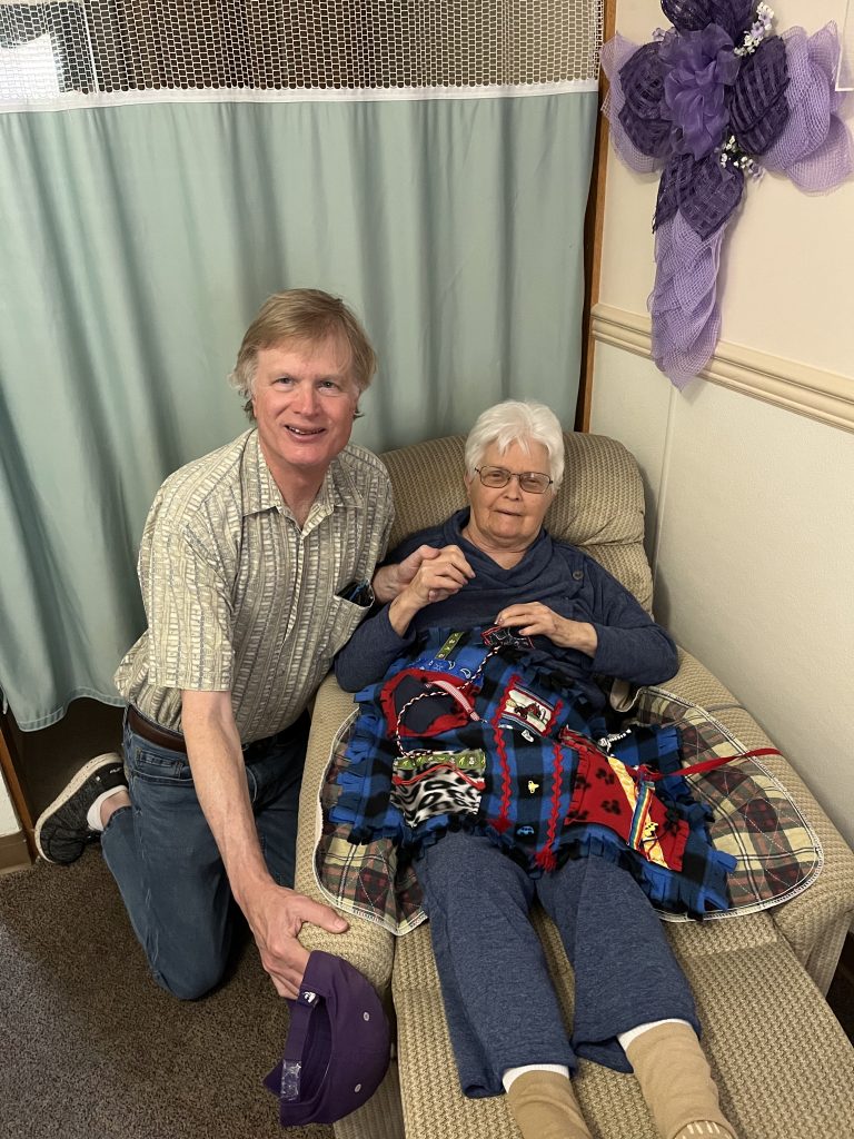 Dave Bergmeier and his late mother Dixie Bergmeier.