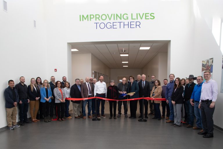 Hilmar Cheese conducted a ribbon cutting featuring Gov. Laura Kelly and U.S. Sen. Jerry Moran on March 15 in Dodge City. (Photo courtesy of Hilmar Cheese.)