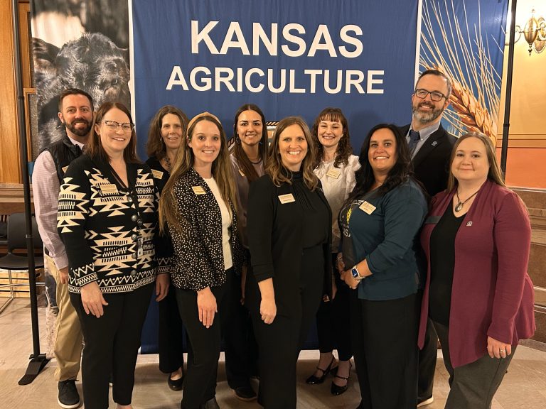 Representatives from the Kansas Department of Agriculture celebrated Kansas Ag Day at the Kansas State Capitol on March 18. (Courtesy photo.).