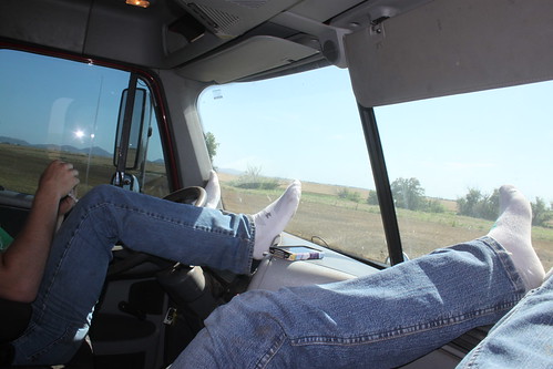 Brandon and I had a rough day in the truck.