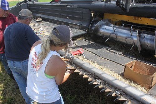 Dad and I, doing the teamwork thing.