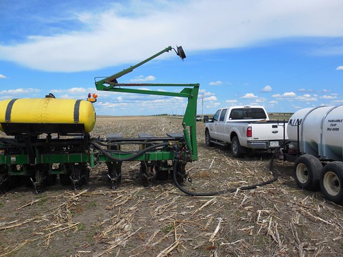 Fillin' up with fertilizer