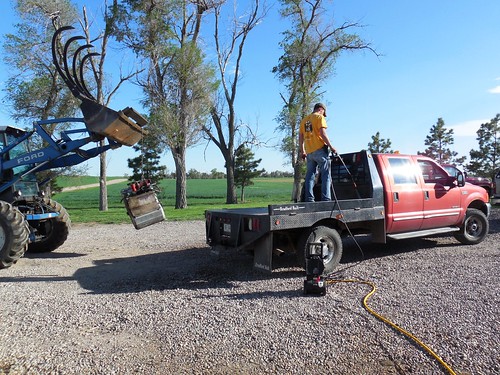Washing off the pickup