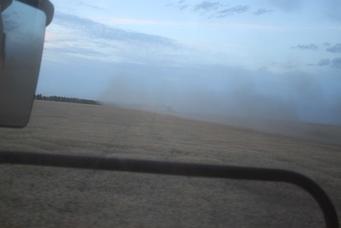 When the dust hangs at 8pm like this, it's gonna be an early night.