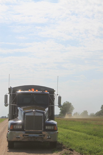 Waiting to head to the elevator.