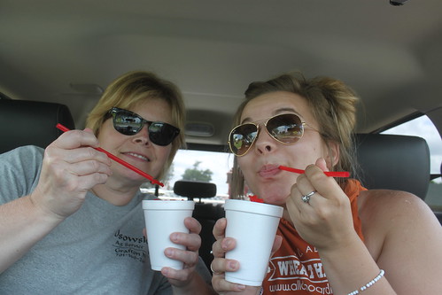 Sno-cones. Low budget wonder and it's too cold to have them in ND.