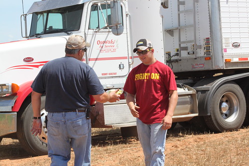 Brandon's favorite part of the day: lunch.