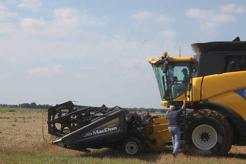 Dad jumping in for a round in the combine with Brandon.