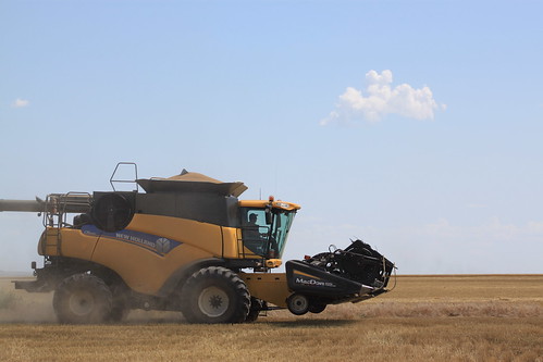 Going to unload on the truck.