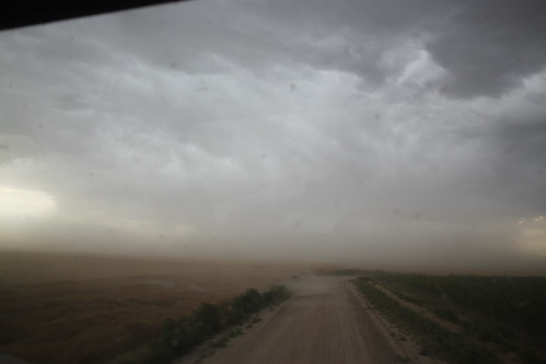 Dust flying all over!