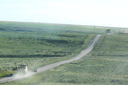 The road to our next field.
