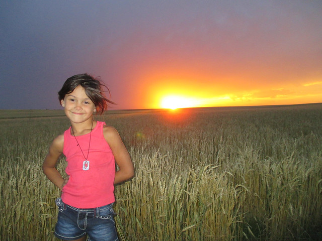 Kaidence and the nice sunset