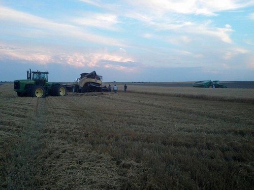 The tractor and tow rope didn't budge it