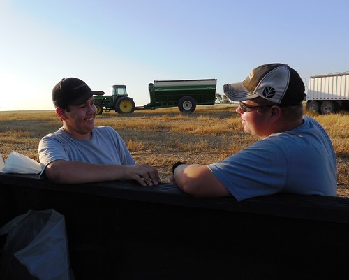 Justin and Matt conversing