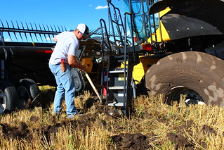 Freeing up the wheels.