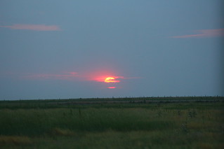 Sunset over the Kansas/Colorado border.