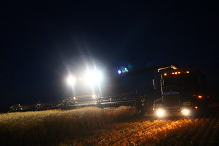 Unloading on the go.