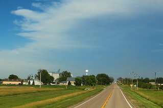 View of Hemingford from the west end of town.