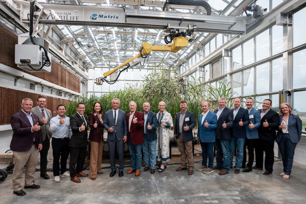 Texas A&M AgriLife believes that agriculture is key to better health, a sustainable environment and a robust economy. The growing population will require a higher-quality food system using less water and fewer inputs by farmers and Texas A&M AgriLife is uniquely positioned to meet these challenges through precision agriculture. (Courtney Sacco and Sam Craft/Texas A&M AgriLife)