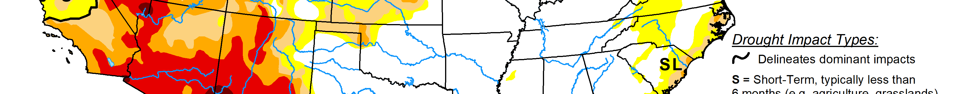 The U.S. Drought Monitor is jointly produced by the National Drought Mitigation Center at the University of Nebraska-Lincoln, the U.S. Department of Agriculture and the National Oceanic Atmospheric Administration. (Map courtesy of NDMC.)