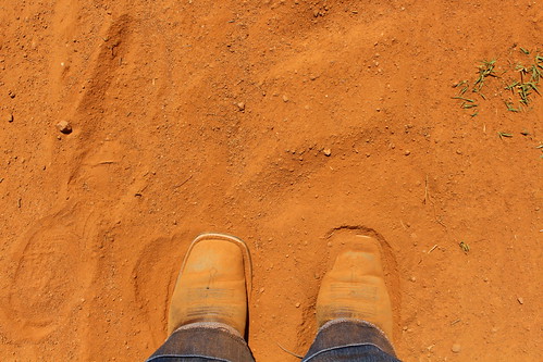 The dust is like powder.