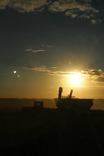 Unloading on the go.