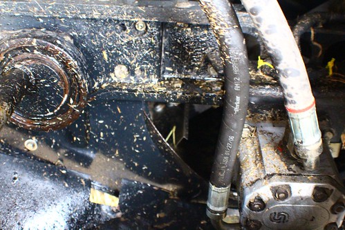 A hose came loose but, we caught it quickly! Still made quite a mess though.