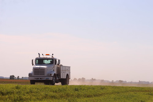 Here comes the service truck.