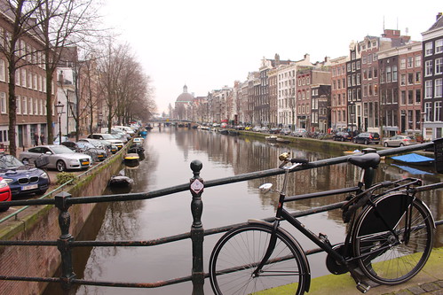 Canals in Amsterdam.