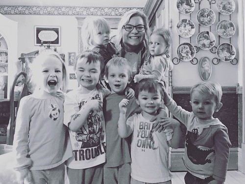 Some of my favorite tiny humans from the daycare I help out at in the winter.