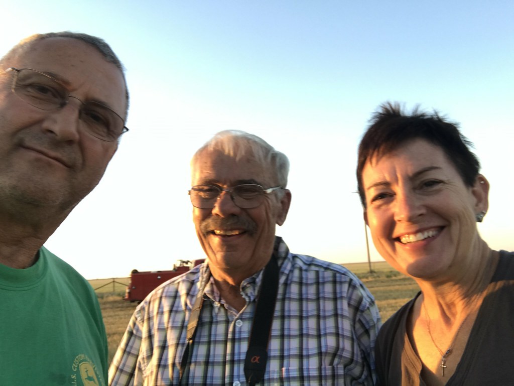 Visitors to the field - Roger & Kay Peters