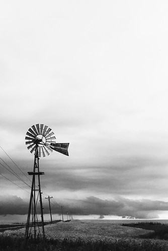 B&W windmills.