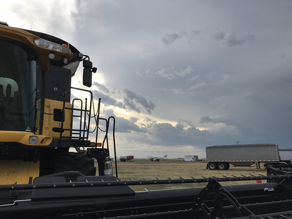 Clouds starting to roll in.