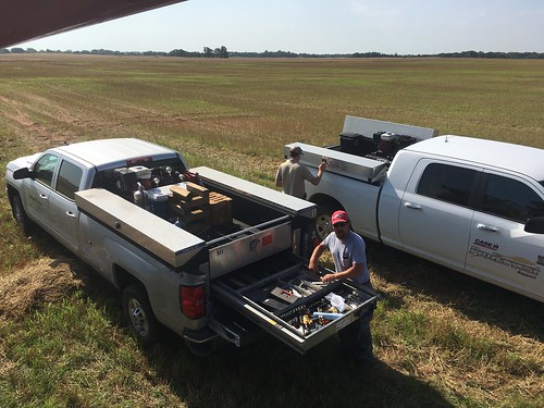 So much support! ProHarvest and MacDon Harvest Support both paid us a visit one morning. They are such great help -- don't know what we would do without such great support from these two companies.