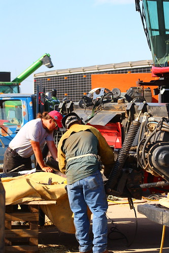 Our combines name is "Loretta", and she got a lot of love the last few days.