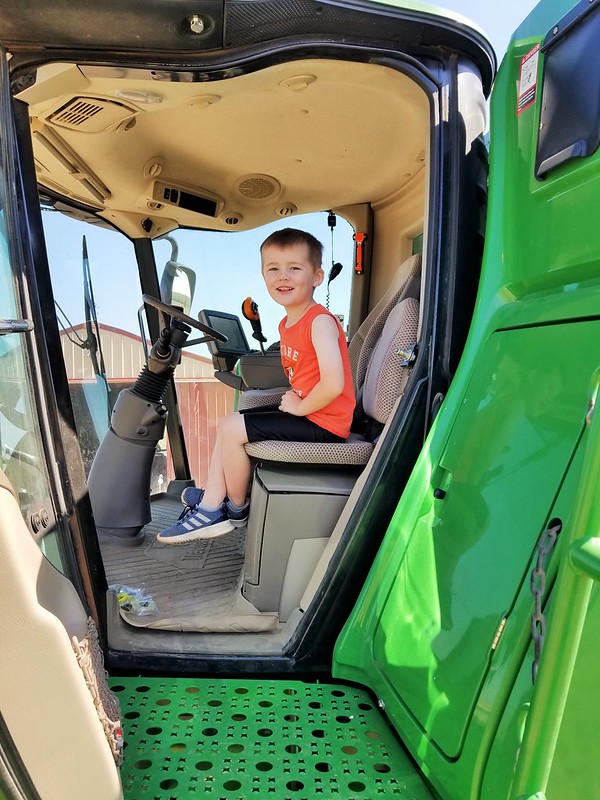 Mason is excited to get those combines going!