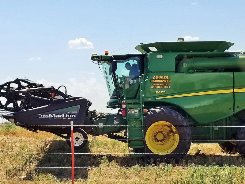 Danny giving a quick rundown on the combine.