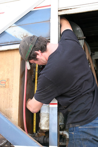 James measures from replacement tubing.