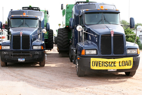Some of our new trucks still loaded.