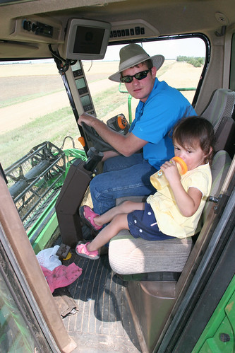 Getting the engine fired up and getting settled in to test wheat.