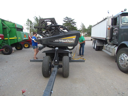 Moving equipment from Arnett to Canadian.