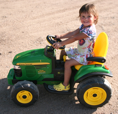 Kaidence on her birthday gift.