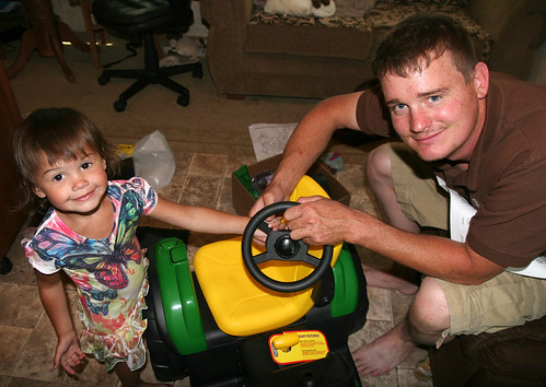 Kaidence assists Leon in putting together her birthday gift.