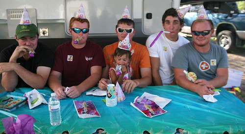 The guys humor me for Kaidences party