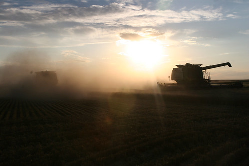 We get to enjoy the sun setting.